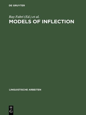 cover image of Models of Inflection